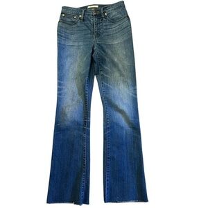 MADEWELL Cali Demi-boot Flare Raw Hem Jeans, 26